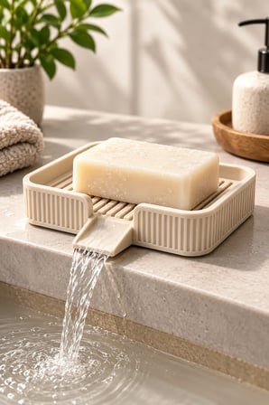 Ognami Japon Minimalist Drenaj Tepsisi -  Su Tahliyeli Banyo & Mutfak Düzenleyici