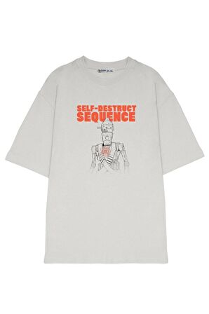 Unisex Oversize T-shirt Self Destruct Sequence