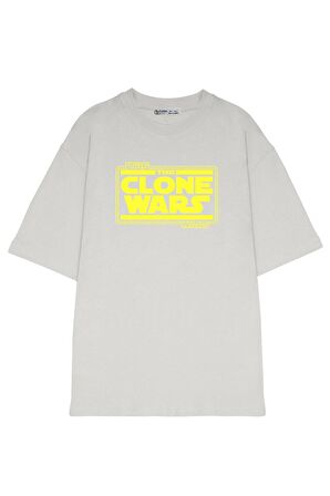 Unisex Oversize T-shirt Star Wars Clone Wars Logo