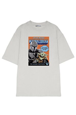 Unisex Oversize T-shirt Star Wars Mandalorian The Legend Continues