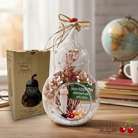 Öğretmenler Günü Armut Fanus Teraryum Çeşitleri