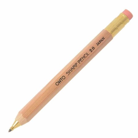 Ohto Wooden Versatil Kalem 2.0mm Natural APS-680E