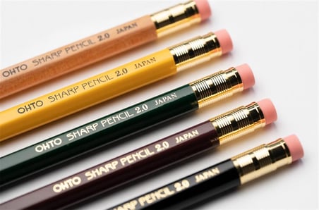 Ohto Wooden Versatil Kalem 2.0mm Sarı APS-680E