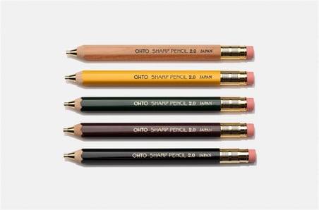 Ohto Wooden Versatil Kalem 2.0mm Sarı APS-680E