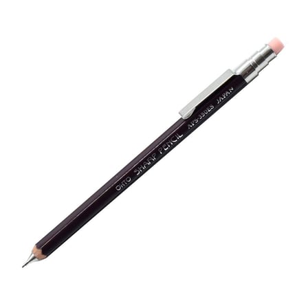 Ohto Wood Sharp Mini Mekanik Kurşun Kalem 0.5mm Bordo APS-350ES