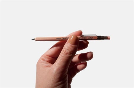 Ohto Wood Sharp Mini Mekanik Kurşun Kalem 0.5mm Natural APS-350ES