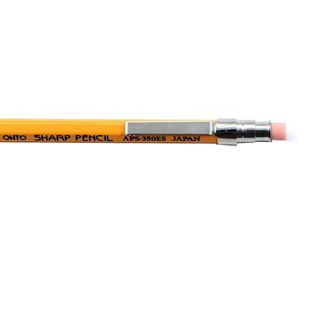 Ohto Wood Sharp Mini Mekanik Kurşun Kalem 0.5mm Sarı APS-350ES