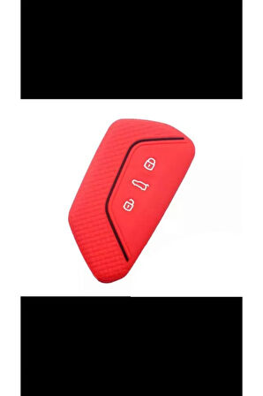 Mk4 Yeni Leon Ve Fr Silikon Anahtar Koruma Kılıfı Kırmızı Renk