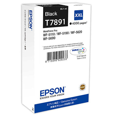 Epson T7891-C13T789140 Siyah Kartuş