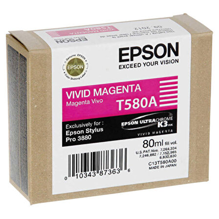 Epson T580A-C13T580A00 Kırmızı Kartuş