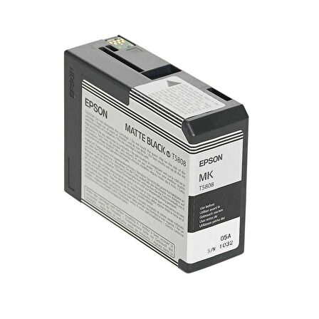Epson T5808-C13T580800 Mat Siyah Kartuş