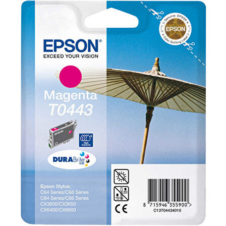 Epson T0443-C13T04434020 Kırmızı Kartuş