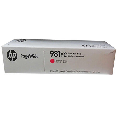 Hp 981YC-L0R18YC Kırmızı Kartuş Extra Yüksek Kapasiteli