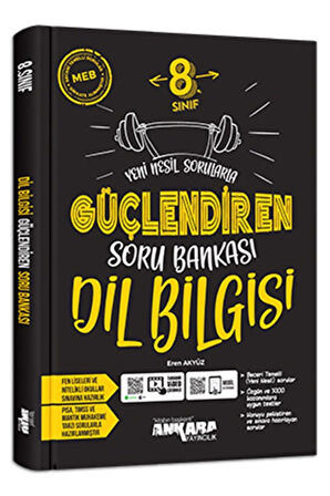 Ankara Yayıncılık 8. Sınıf Dil Bilgisi Güçlendiren Soru Bankası