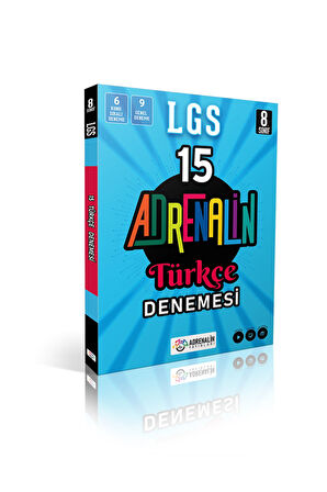 ADRENALİN YAY. 8.SINIF TÜRKÇE 15 BRANŞ DENEMESİ