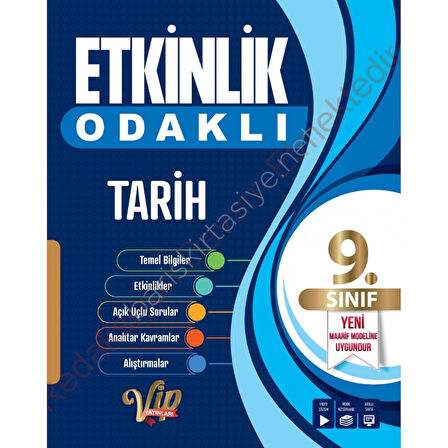 9. Sınıf Etkinlik Odaklı Tarih Vip Yayınları