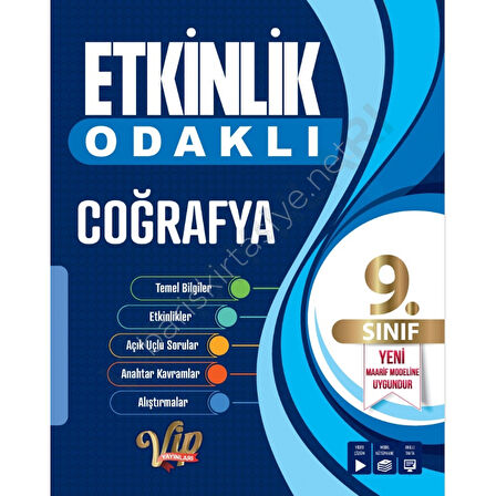 9. Sınıf Etkinlik Odaklı Coğrafya Vip Yayınları