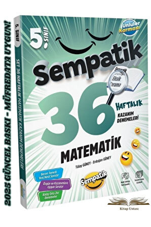 5.Sınıf Sempatik Matematik 36 Haftalık Kazanım Denemeleri