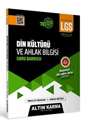 ALTIN KARMA 8.SINIF DİN KÜLTÜRÜ VE AHLAK BİLGİSİ YENİ NESİL LGS SORU BANKASI  (YAZAR: MEVL
