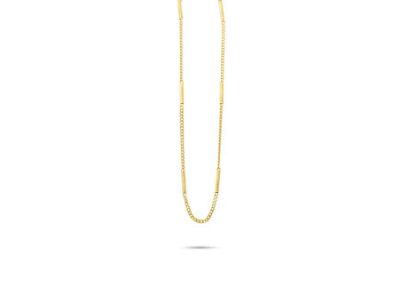 Altın Silindir Zincir Kolye