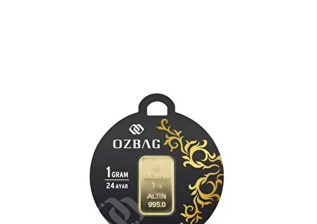 Gekas Kuyumculuk Özbağ 1 gr 995.0 24 Ayar Külçe Altın