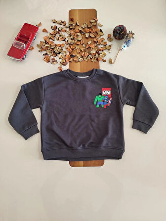 LEGO BASKILI 3İPLİK ŞARDONSUZ ALT ÜST ERKEK ÇOCUK TAKIMI