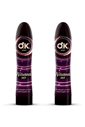 Okey Nirvana Hot Uyarıcı Jel 100ml 2 Kutu