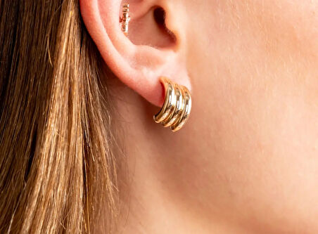 Altın Venüs Burgu Küpe