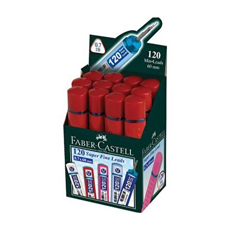 Faber-castell Grip Min  0.7 Kalem Ucu 120 Li Tüp 12 Adet