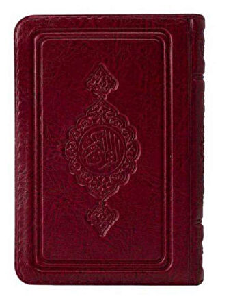 B.Cep Boy Kur'an-ı Kerim (Bordo Renk, Kılıflı, Mühürlü)
