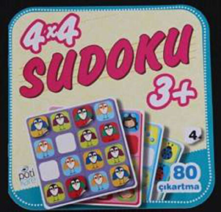 4 x 4 Sudoku – 4 (3 Yaş +)
