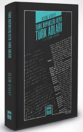 Türk Büyükleri veya Türk Adları (Ciltli)