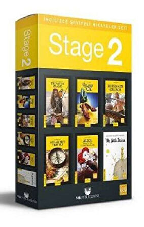 İngilizce Hikaye Seti - Stage 2 - (6 Kitap Takım)