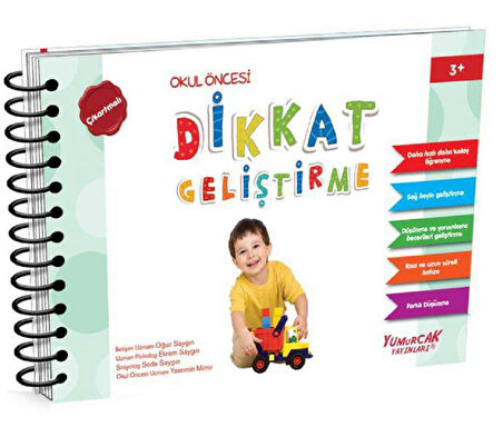 Dikkat Geliştirme Kitabı 3 Yaş
