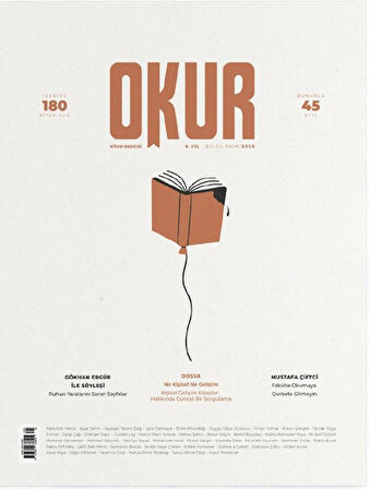 Okur Kitap Dergisi 45.Sayı Eylül-Ekim 2025
