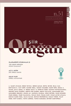 Olağan Şiir Dergi 51.Sayı Temmuz-Ağustos 2026
