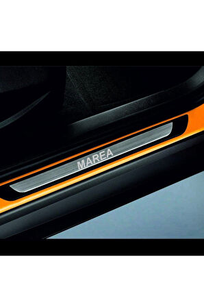 FİAT MAREA 1996-2008 MODELLER OLD KROM KAPI EŞİĞİ 4 PARÇA YAZILI