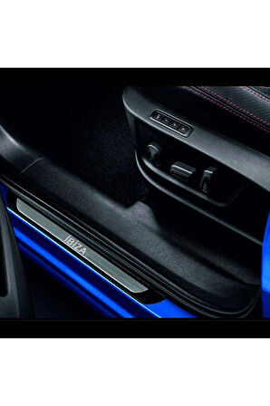 SEAT İBİZA TÜM MODELLER UYUMLU OLD KROM KAPI EŞİĞİ 4 PARÇA YAZILI