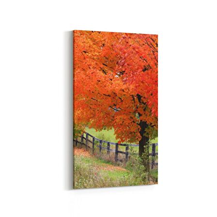 Olla 13292DD Doğa / Manzara Görseli Dikey Dar Kanvas Tablo (Ölçü: 60X120)