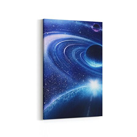 Olla 17700D Uzay Görseli Dikey Kanvas Tablo (Ölçü: 100X150)