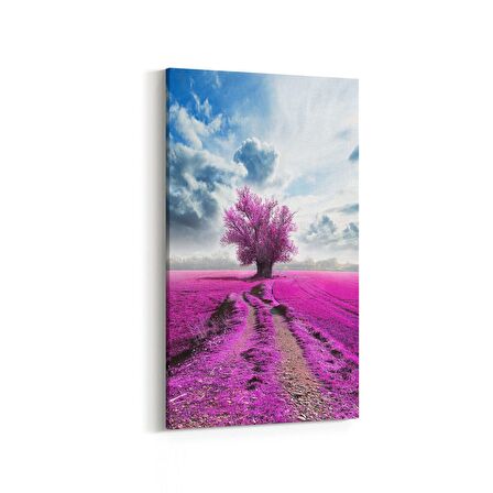 Olla 13298DD Doğa / Manzara Görseli Dikey Dar Kanvas Tablo (Ölçü: 60X120)