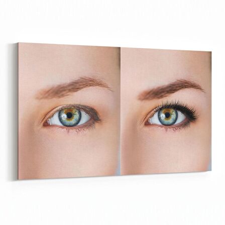 Olla 16965Y Model / Manken Görseli Yatay Kanvas Tablo (Ölçü: 120X80)