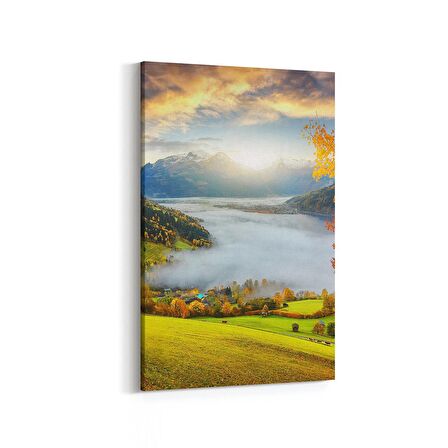 Olla 13354D Doğa / Manzara Görseli Dikey Kanvas Tablo (Ölçü: 60X90)