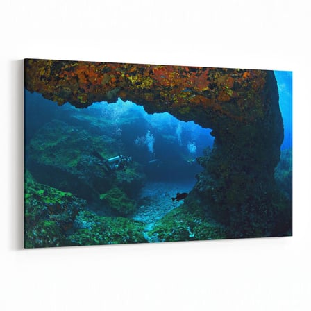 Olla 12955Y Deniz / Okyanus Görseli Yatay Kanvas Tablo (Ölçü: 90X60)