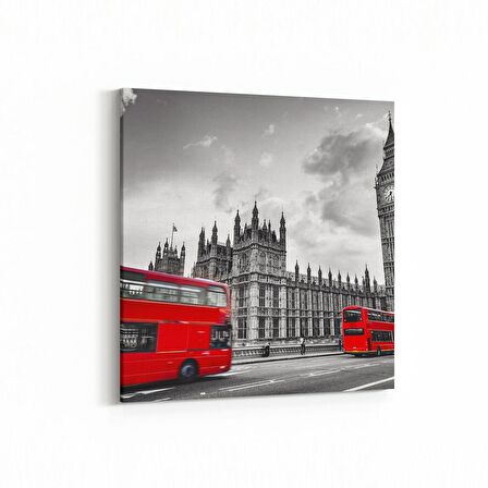 Olla 17884K Yapı Görseli Kare Kanvas Tablo (Ölçü: 25X25)