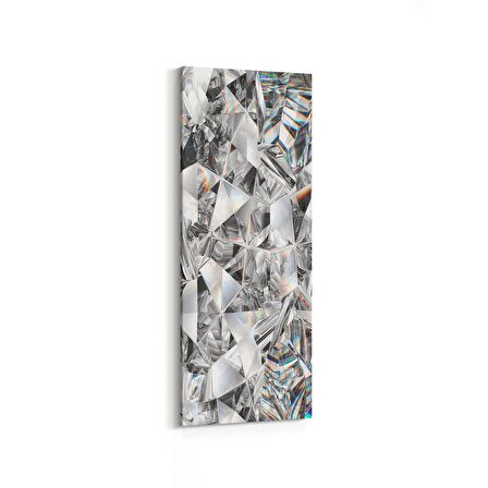 Olla 10209DI Abstract Görsel Dikey İnce Kanvas Tablo (Ölçü: 40X120)