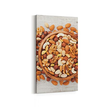 Olla 15209DD Gıda Görseli Dikey Dar Kanvas Tablo (Ölçü: 40X80)