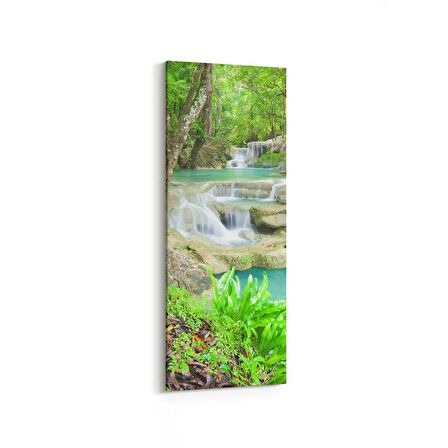 Olla 14607DI Doğa / Manzara Görseli Dikey İnce Kanvas Tablo (Ölçü: 40X120)