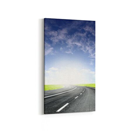 Olla 14595DD Doğa / Manzara Görseli Dikey Dar Kanvas Tablo (Ölçü: 30X60)