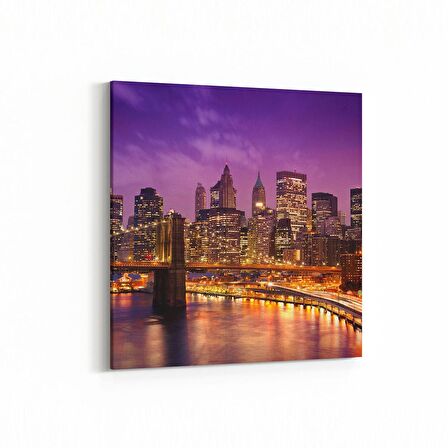 Olla 17974K4 Yapı Görseli Kare 4'lü Kanvas Tablo (Ölçü: 145X145)